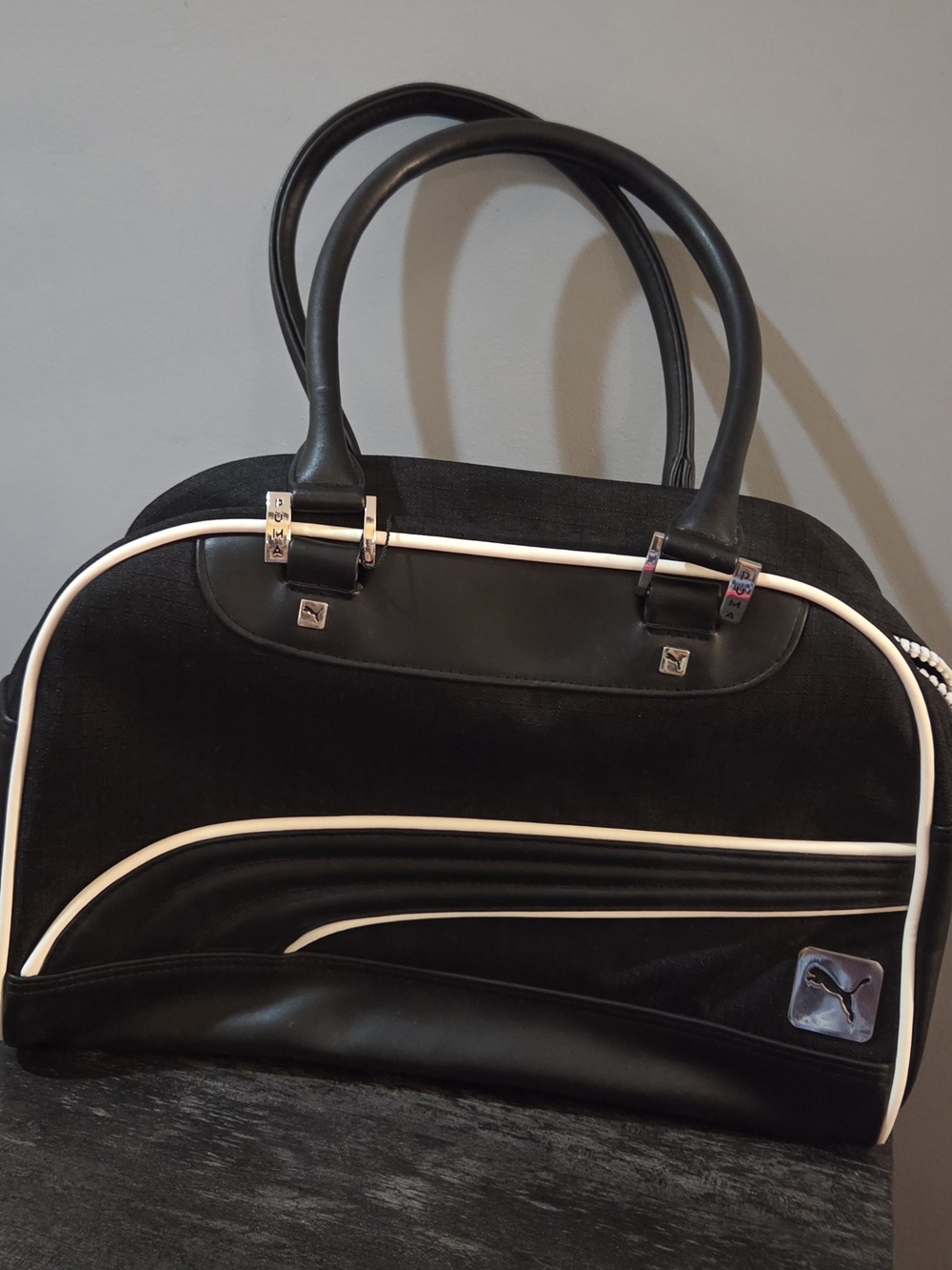 NEW Without Tags PUMA Black and White Women's Tote Bag